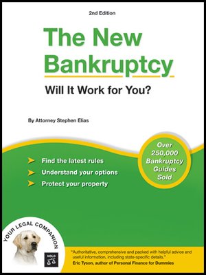 cover image of The New Bankruptcy